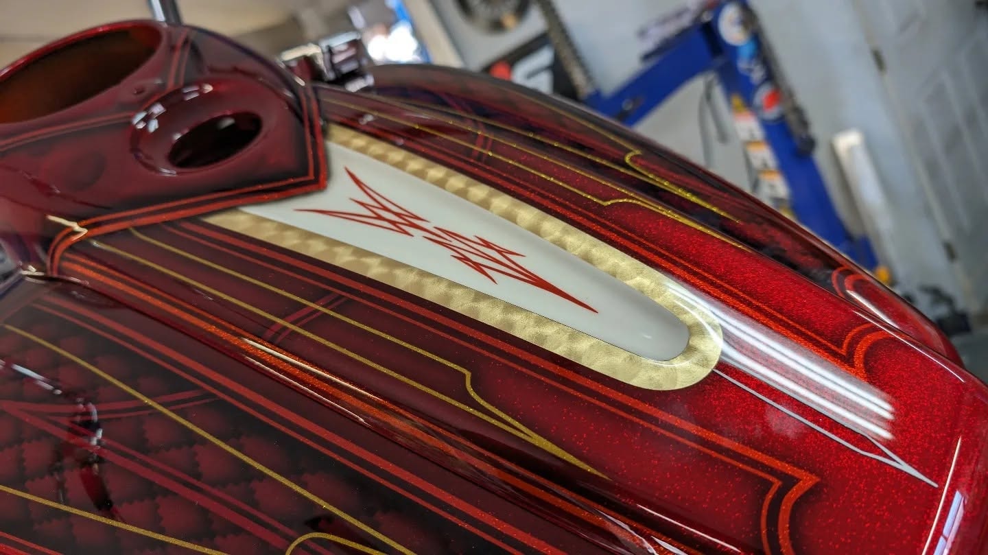 Custom motorcycle paint 6