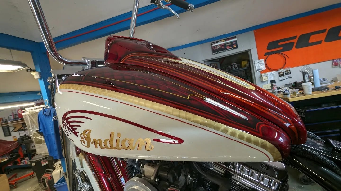 Custom motorcycle paint 7